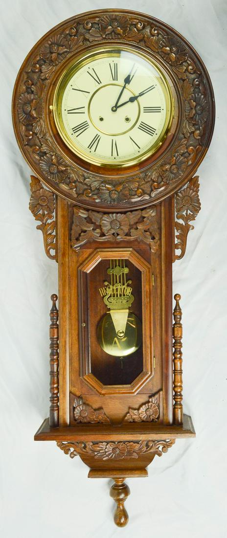 Wooden Regulator A Wall Clock (1 of 8)