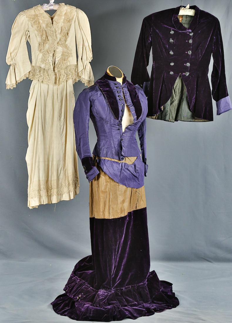 Two 1876 Women's Dresses (1 of 5)