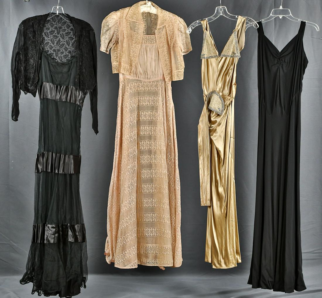 Four 1930's Women's Gowns (1 of 2)