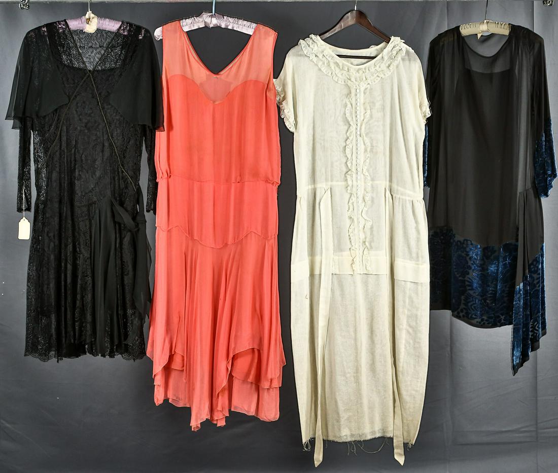 Four 1920's Women's Dresses (1 of 6)