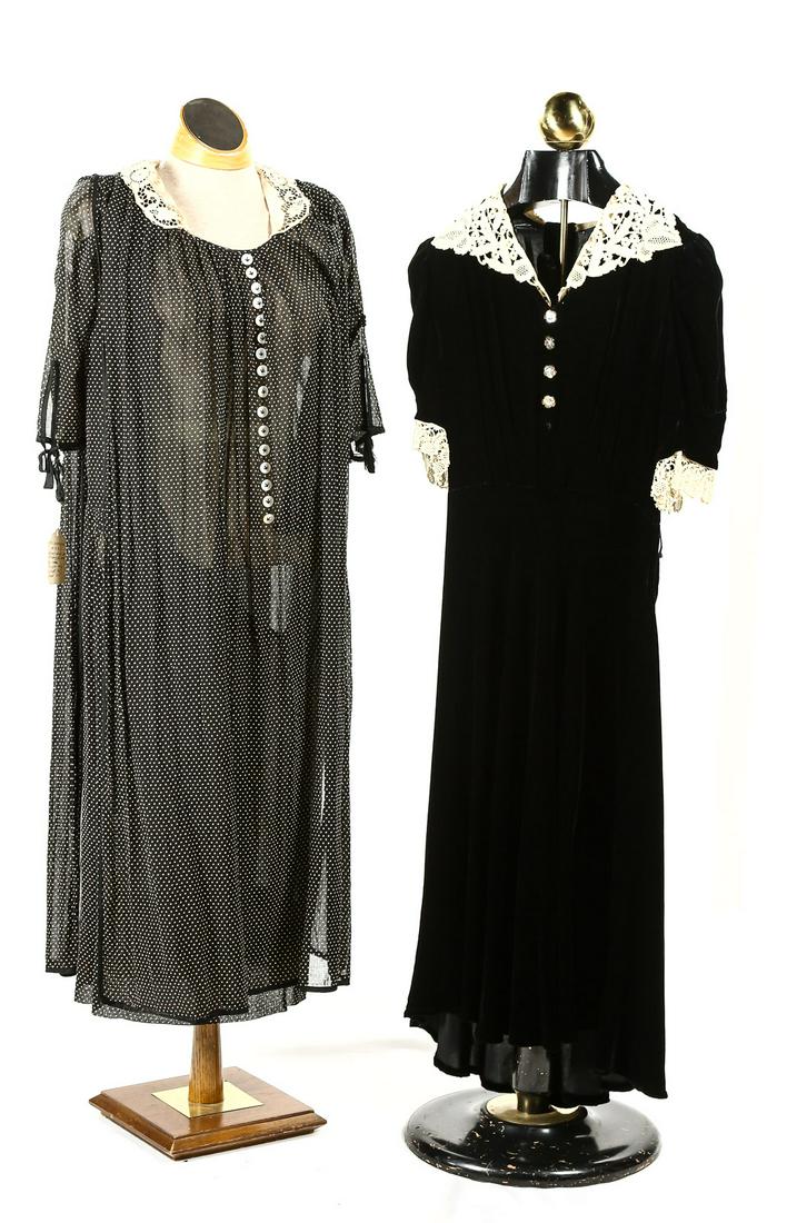 Two 1930's Women's Dresses (1 of 11)