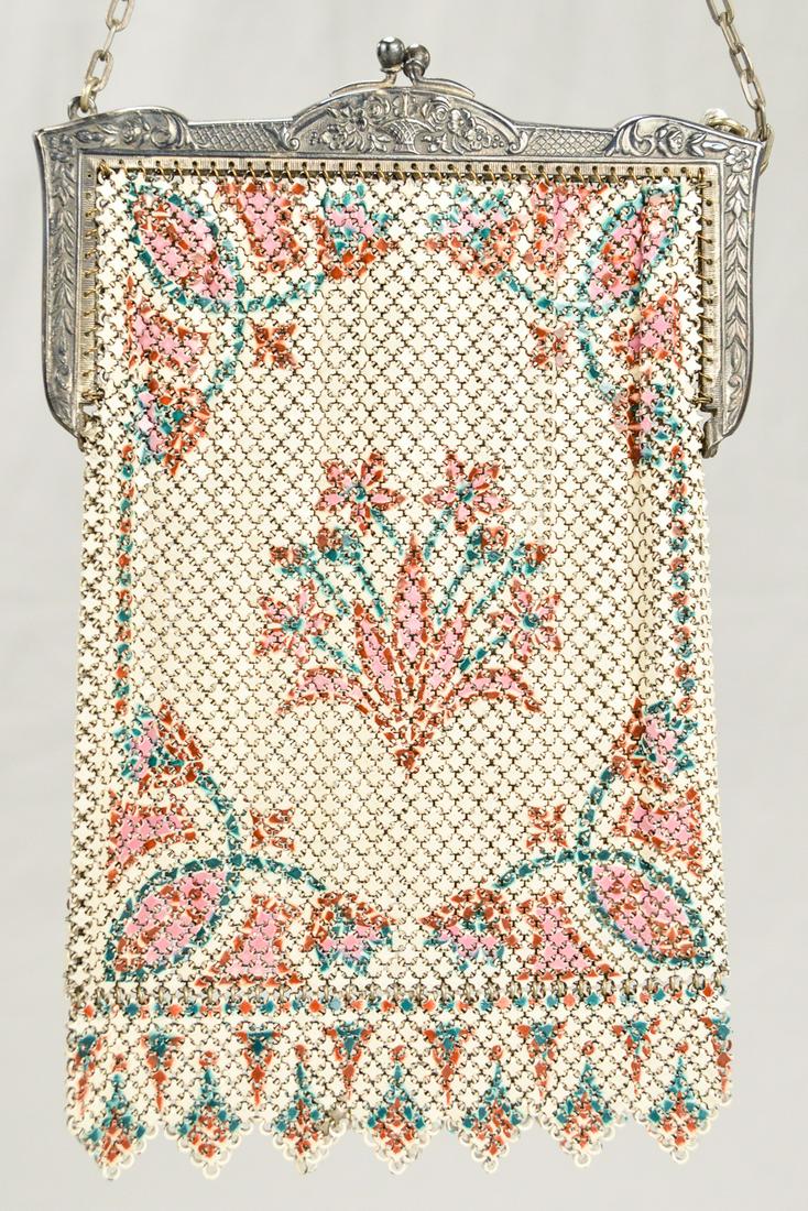 1920-30s Mandalian Enamel Mesh Purse (1 of 6)