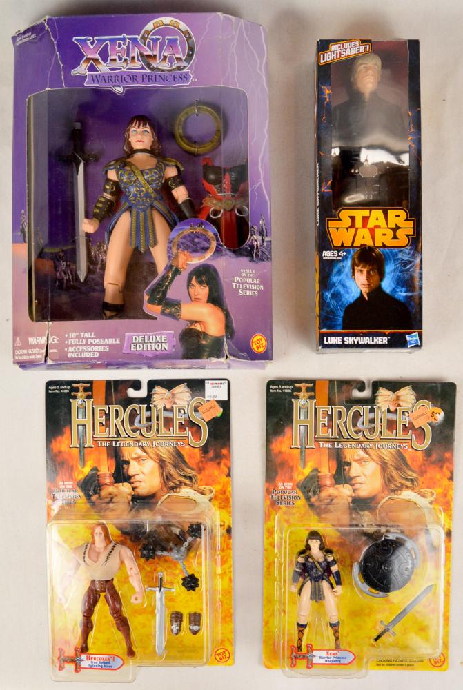 Misc. Action Figure Lot-Star Wars, Xena, Hercules (1 of 4)