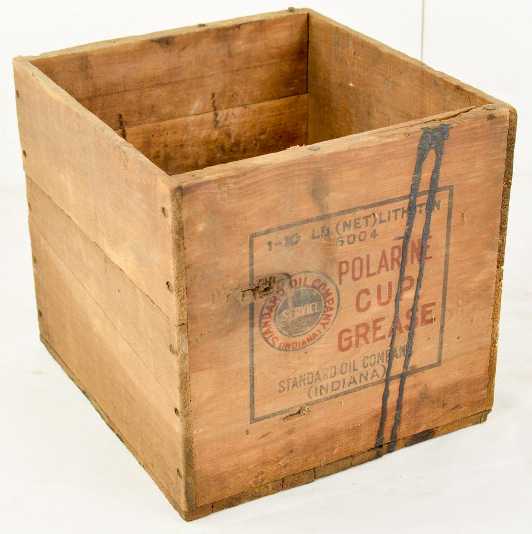 1910s/1920s Standard Oil Co Grease Shipping Crate (1 of 3)