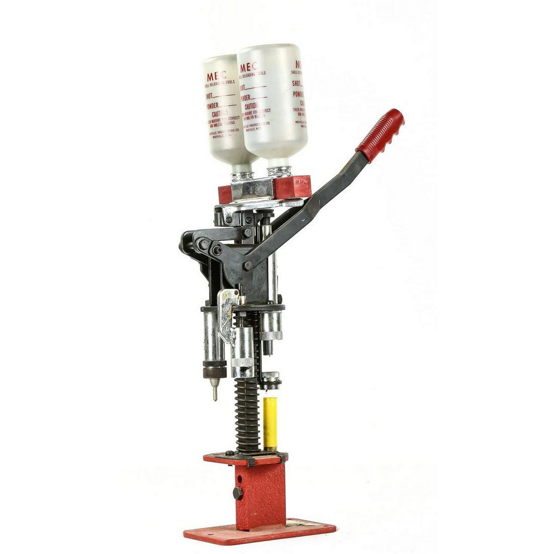 MEC 600 Jr. 20 Gauge Shot Shell Reloading Press: Overall good condition with all dies present..