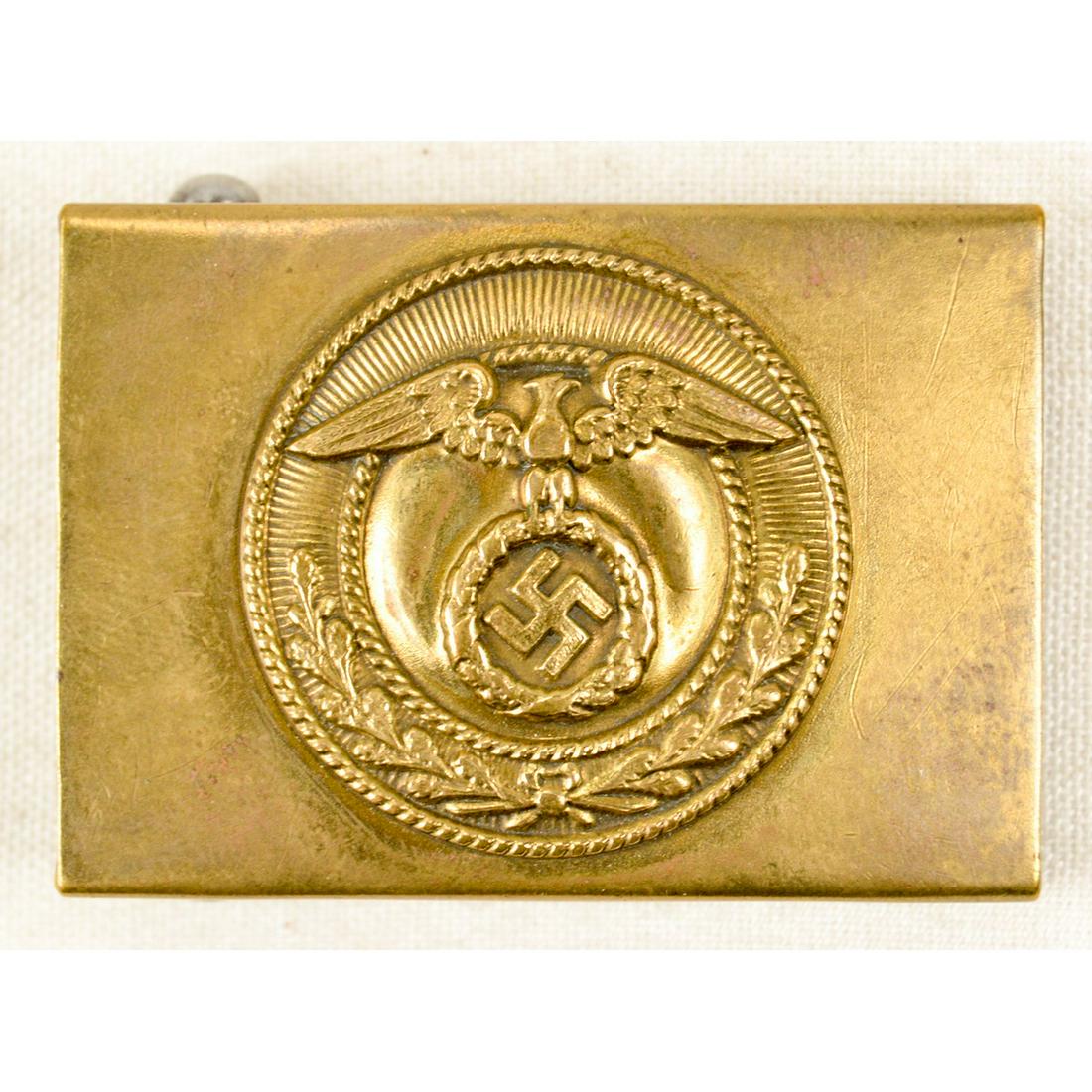WWII German SA Belt Buckle: Excellent condition. This is the smaller dress belt version.