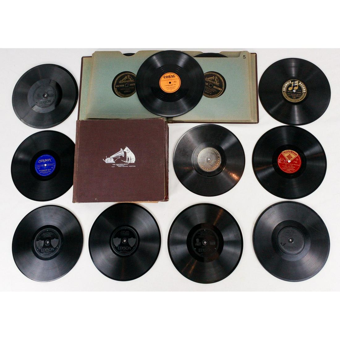 Lot of 48 10" Disc Records (1 of 3)