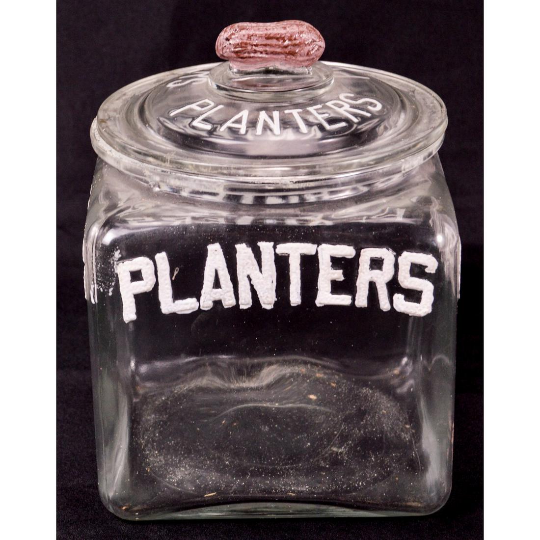 Vintage Planters Peanut Glass Jar (1 of 5)