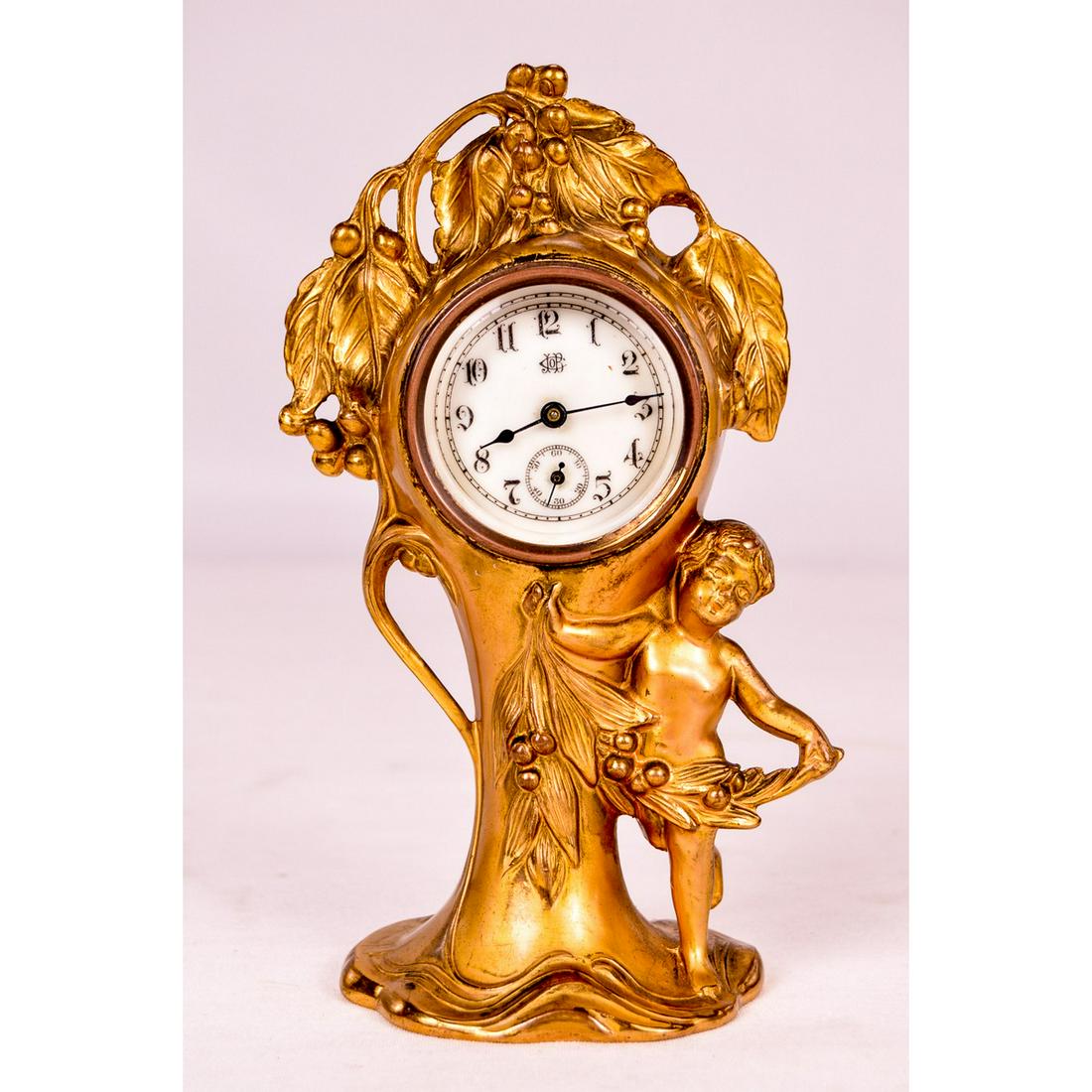 Jennings Brothers MFG Co. Brass Clock (1 of 7)