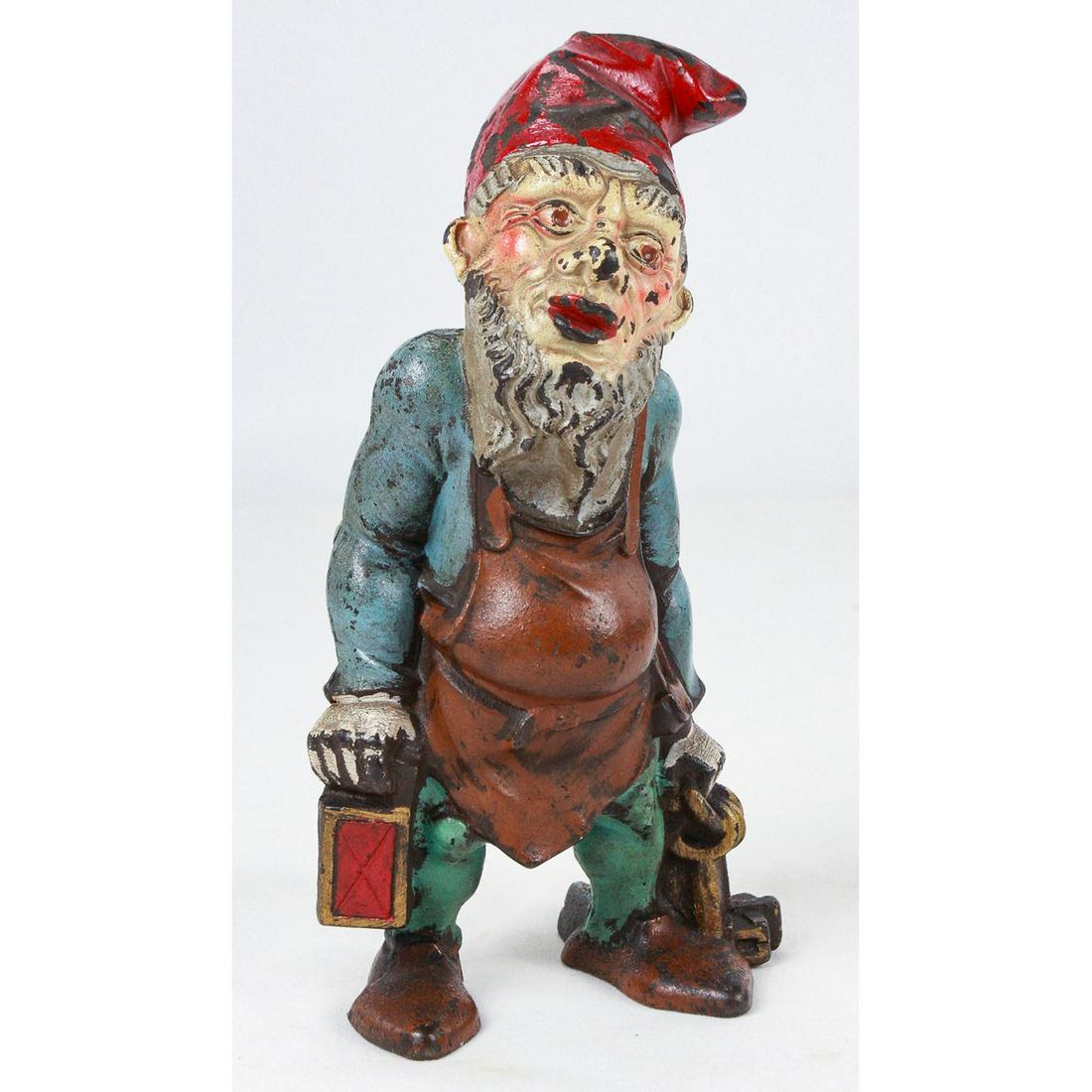 Cast Iron Gnome Doorstop (1 of 4)