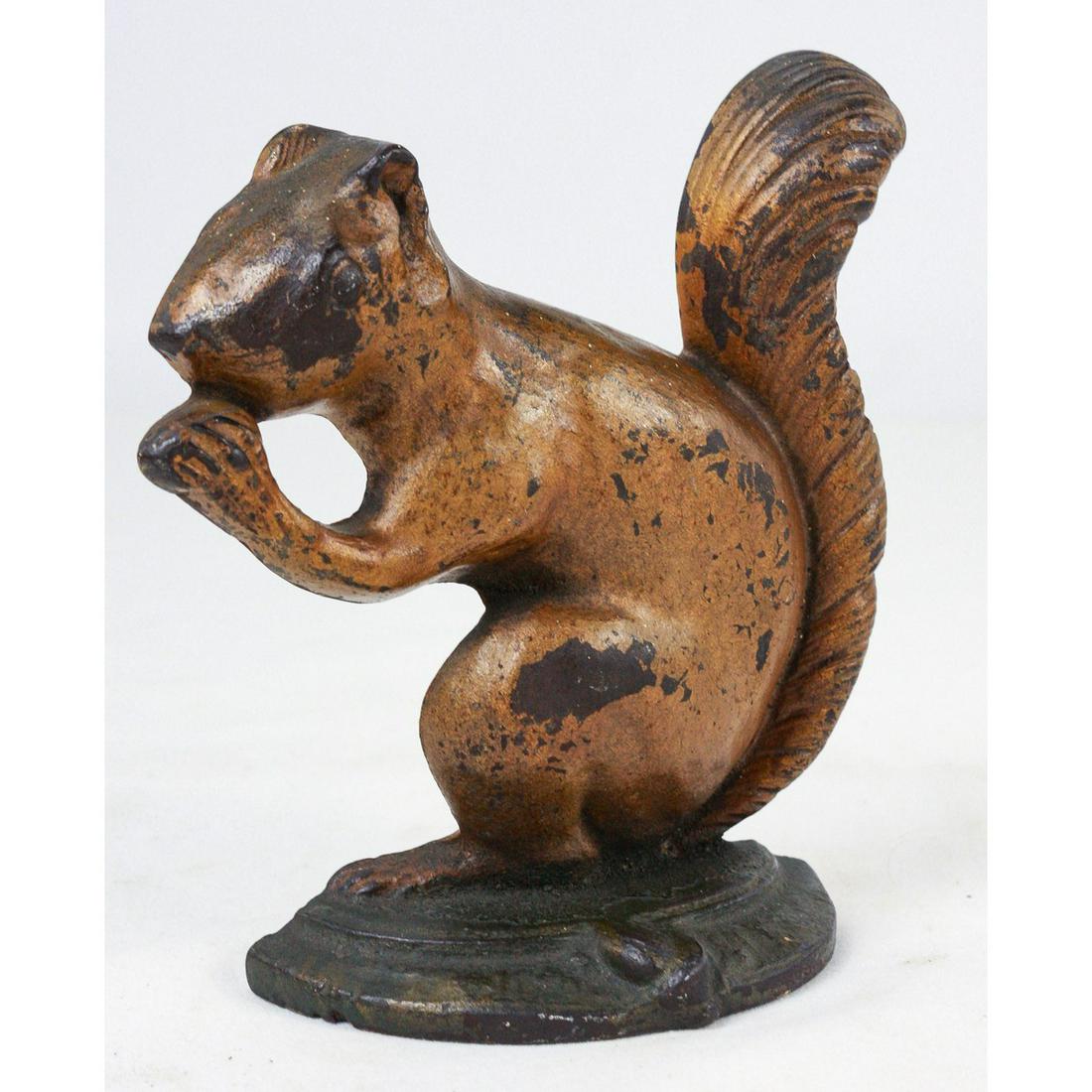 Cast Iron Squirrel Doorstop (1 of 3)