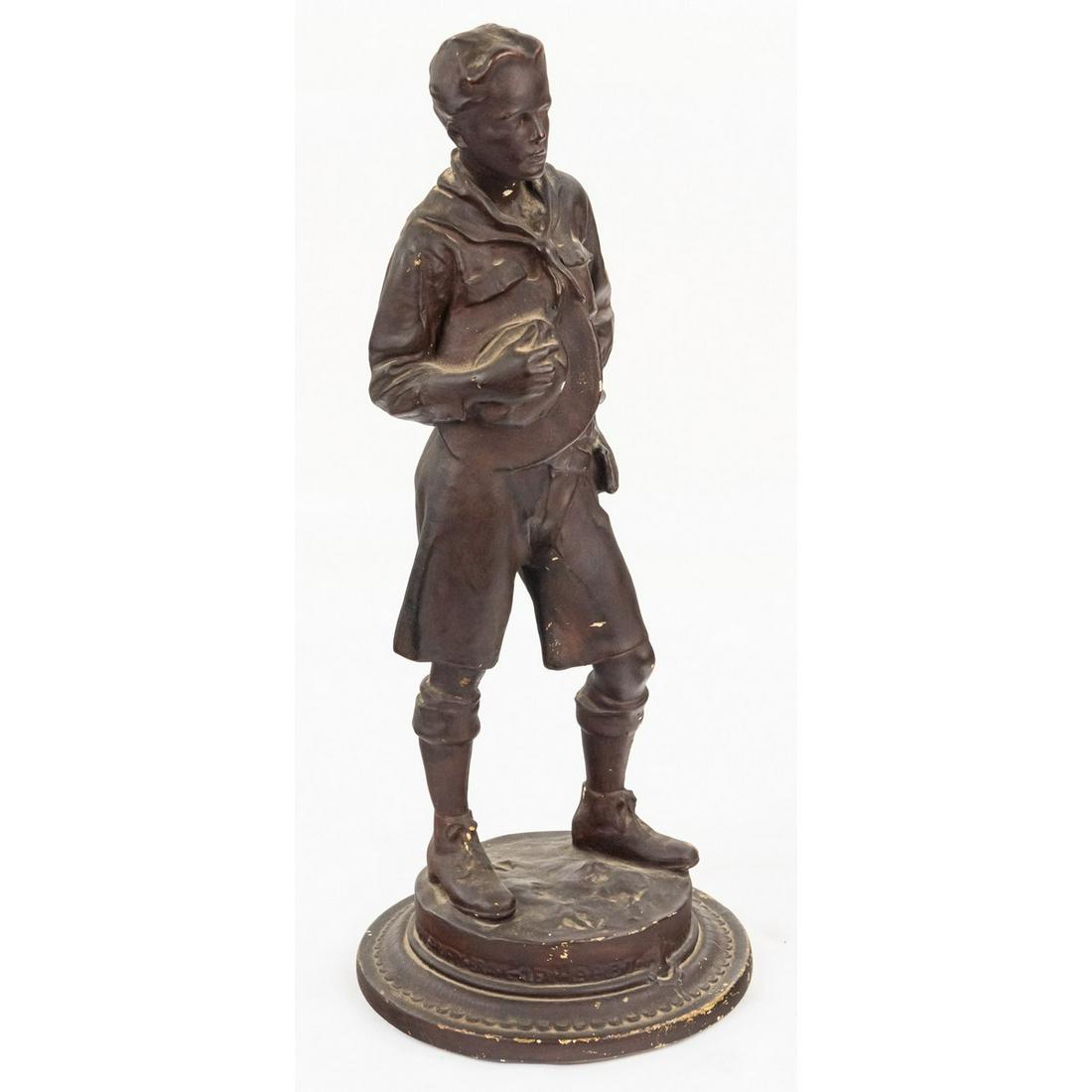 Plaster Boy Scout Statue (1 of 9)