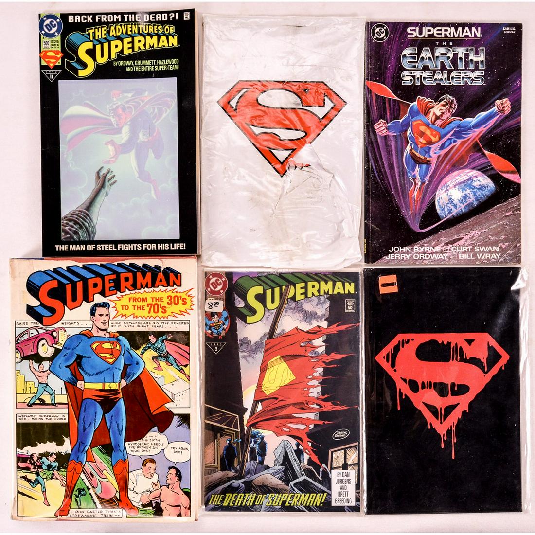 Lot of 4 Superman Comics and Book (1 of 1)