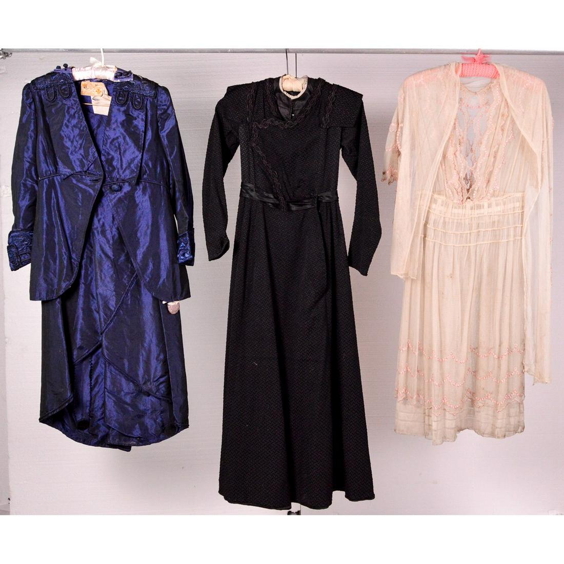 Three 1910's-20's Women's Dresses (1 of 11)