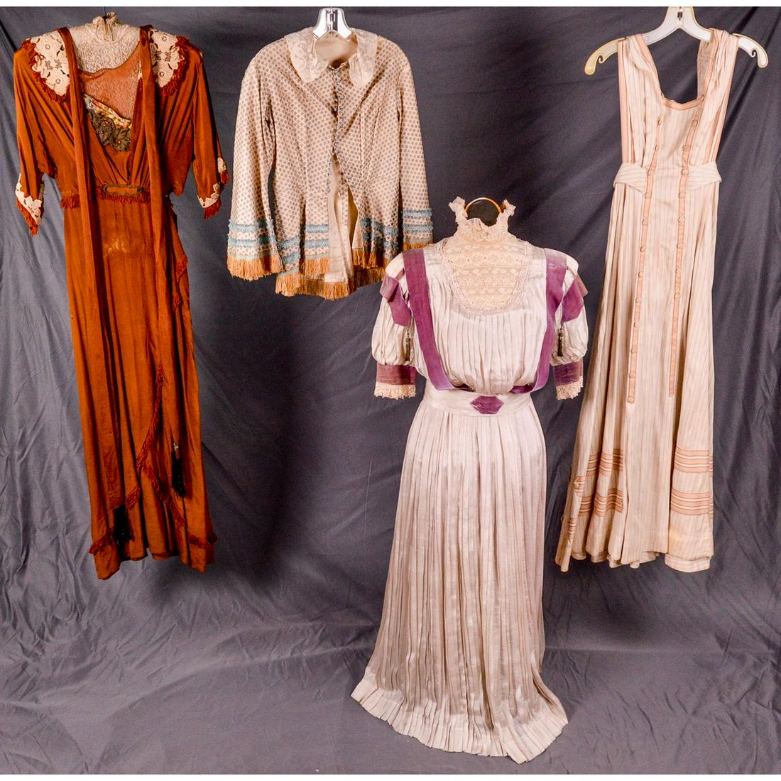 Two Edwardian Dresses; Gibson Girl Jumper & Jacket (1 of 13)