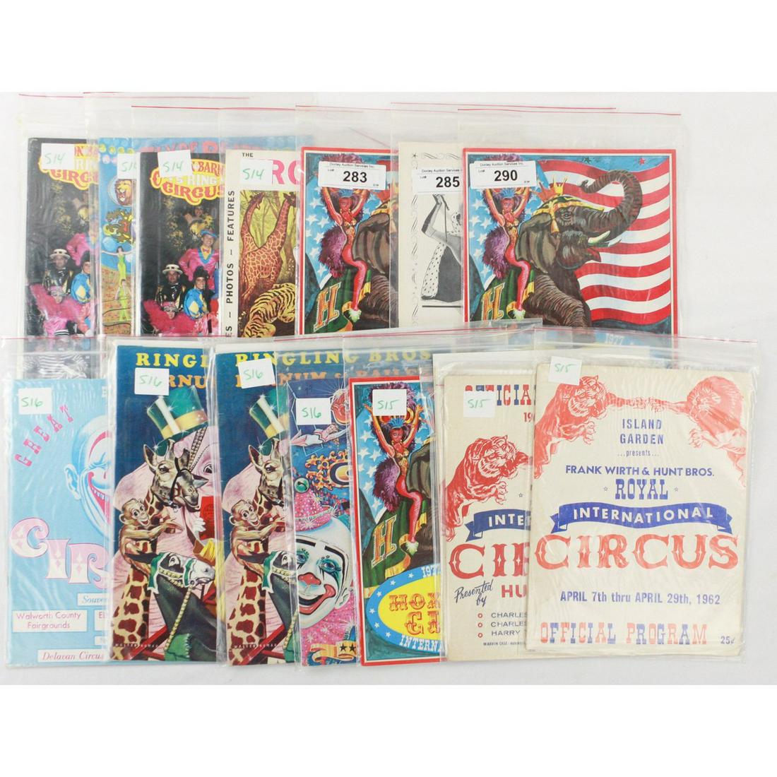 Lot of Circus Posters (1 of 3)