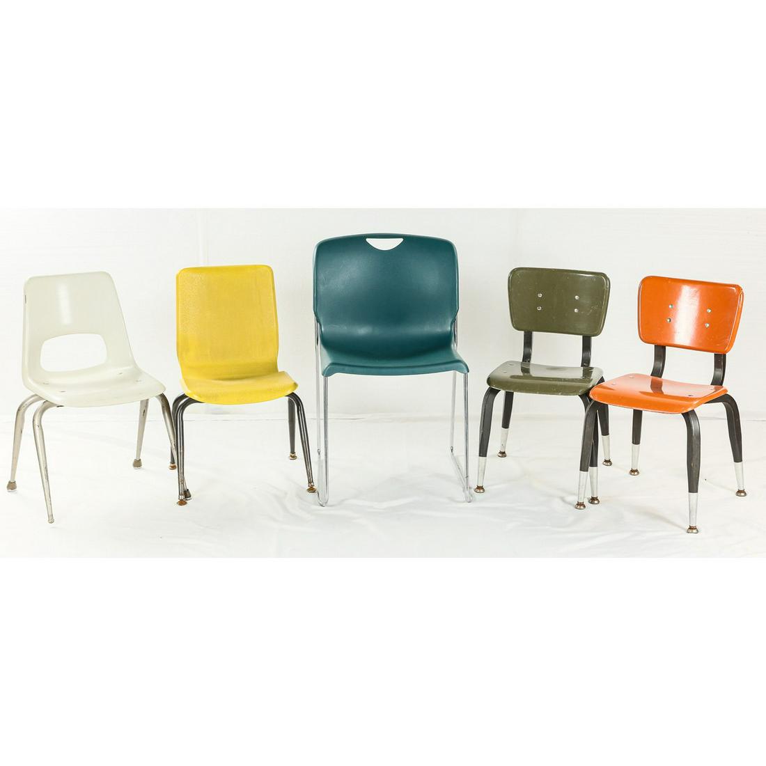 5 Colorful School Chairs (1 of 12)