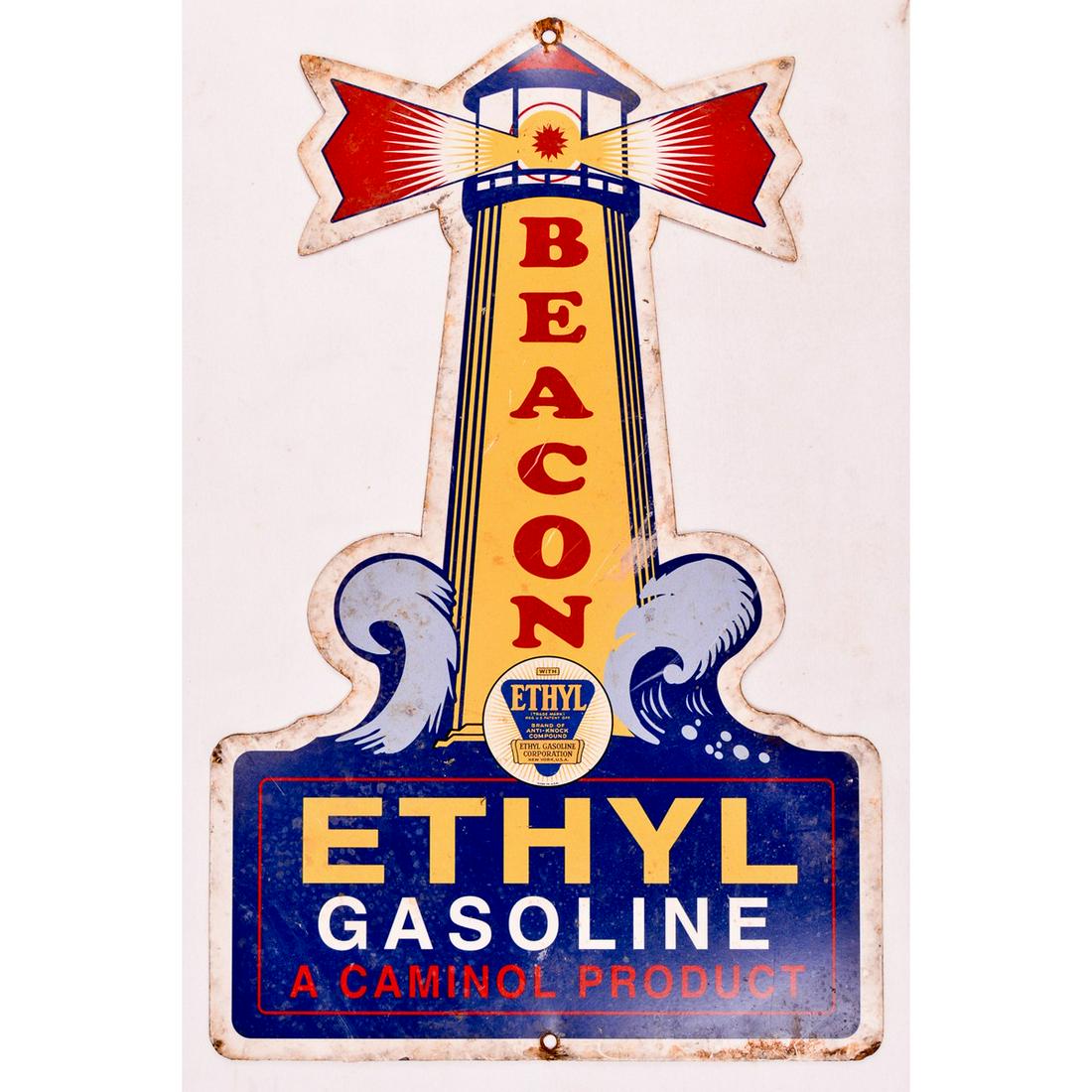 Beacon Ethyl Gasoline Sign (1 of 3)