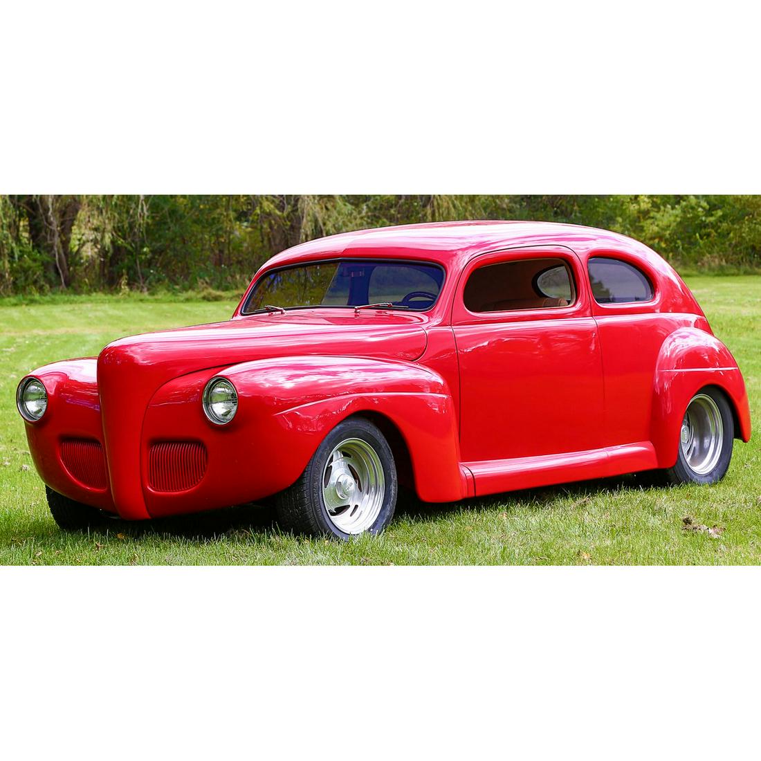 1941 Ford Custom Street Rod: 1941 Ford Custom Street Rod, Not sure where to start on this vehicle because there is almost too much custom work to list, to start, it was built by Larry Purcell, a well known custom shop, the origin