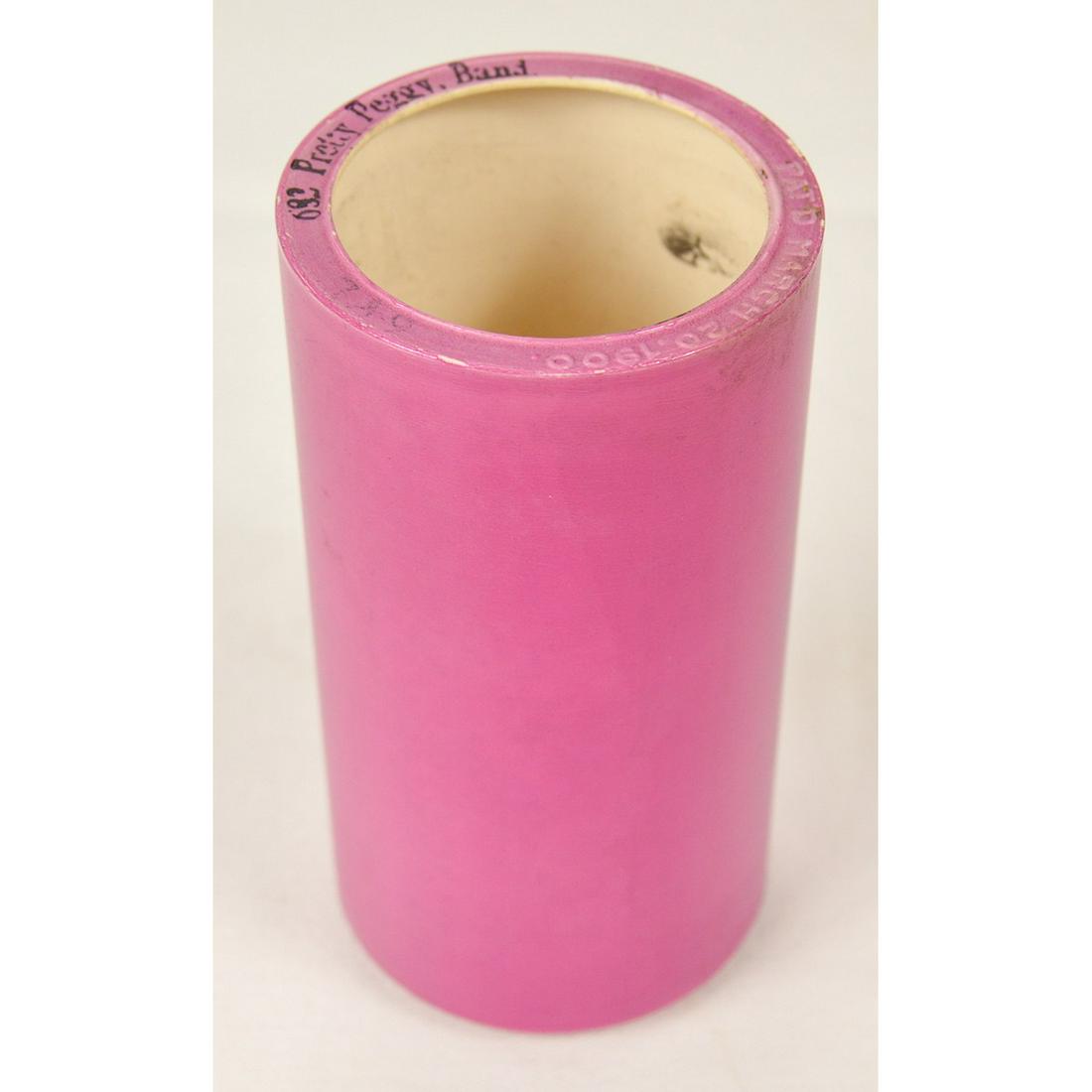 Pink Lambert Cylinder Record #682 (1 of 4)