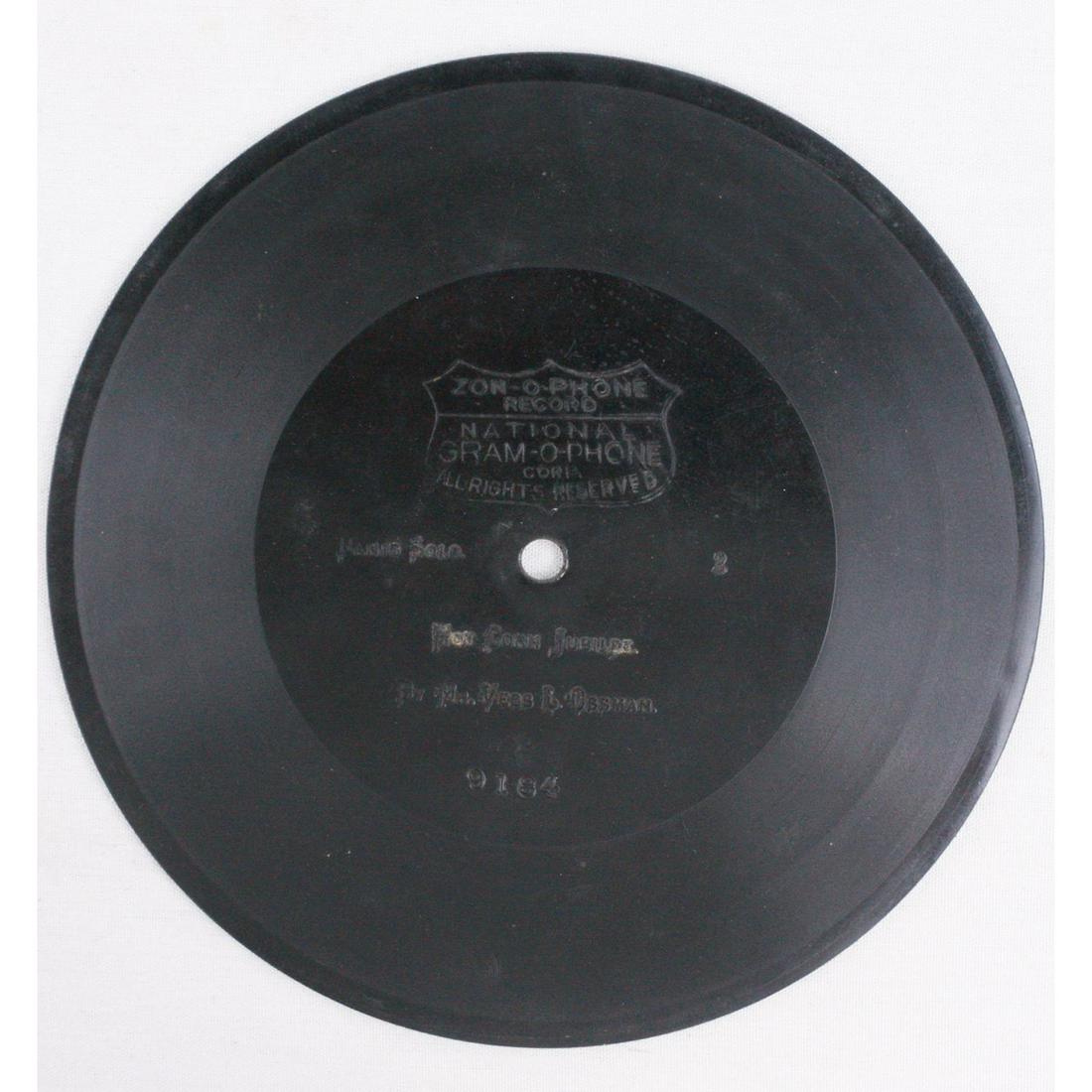 Zon-O-Phone 7" Disc Record #9184 (1 of 4)