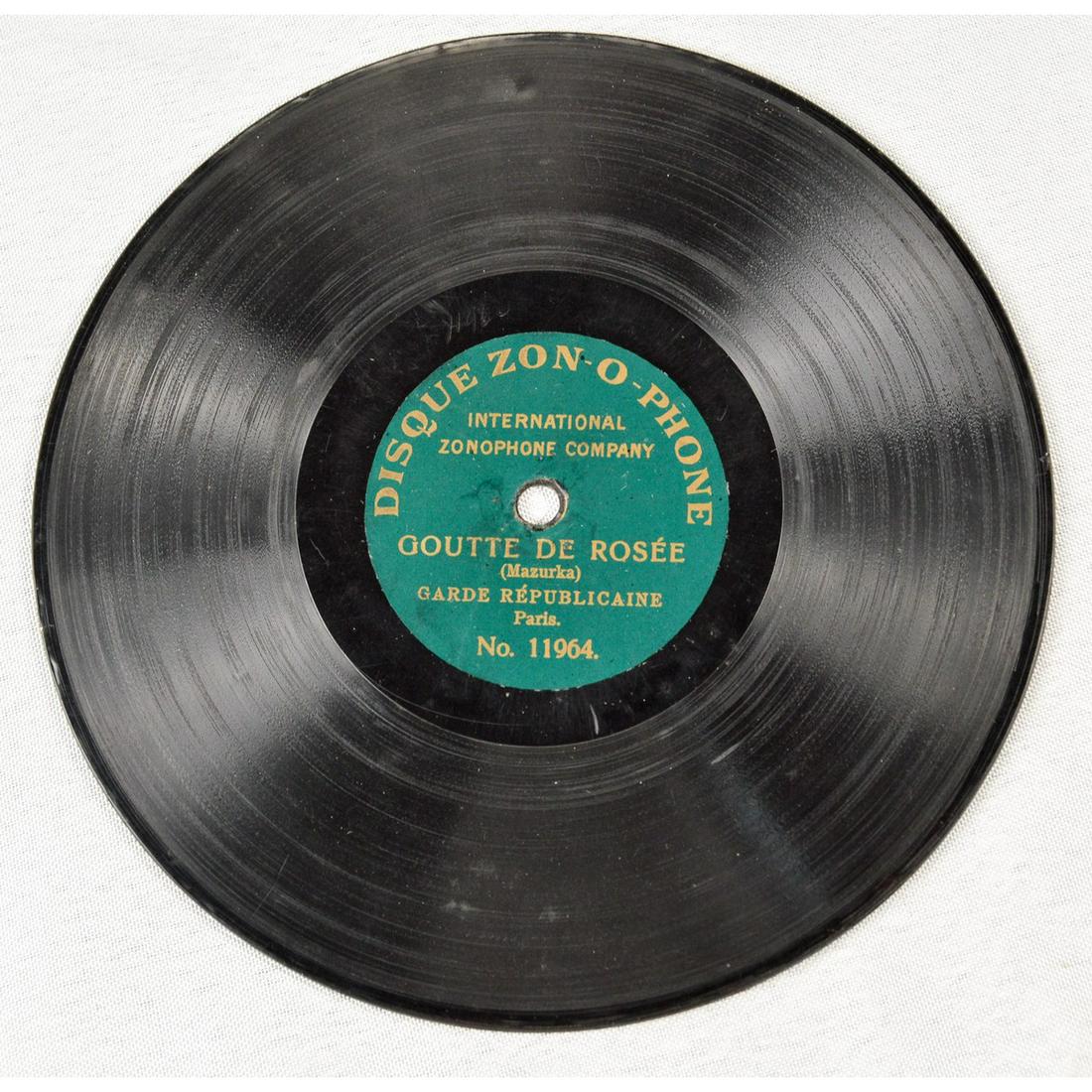 Disque Zon-O-Phone 7" Disc Record #11964 (1 of 4)