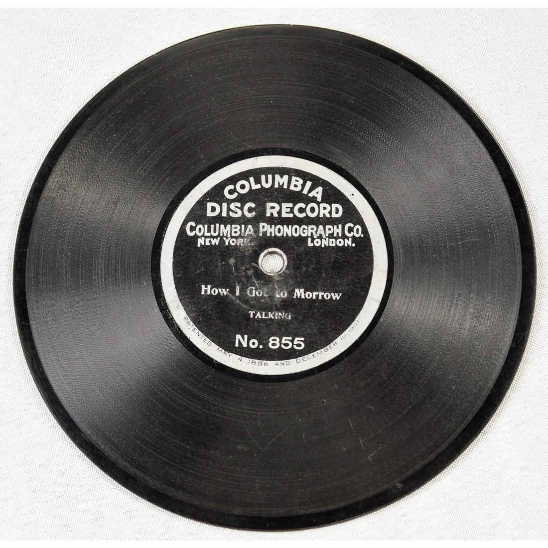 Columbia 7" Disc Record #855 (1 of 4)