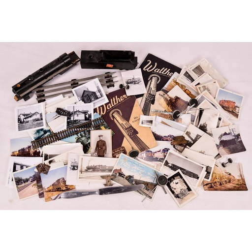 Train Photos, Parts & Walther's Ho & O Booklets
