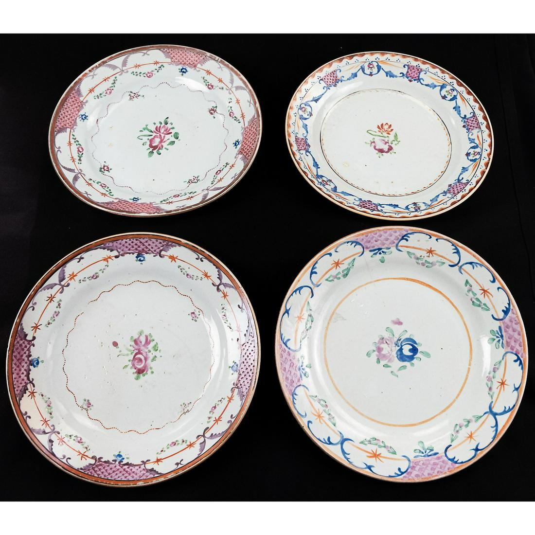 Antique Chinese Export Plates (4) (1 of 9)