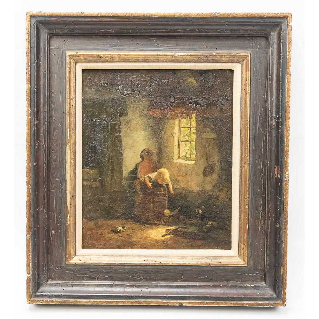 A. Bruel 19th Century Dutch Artist Oil Painting (1 of 13)