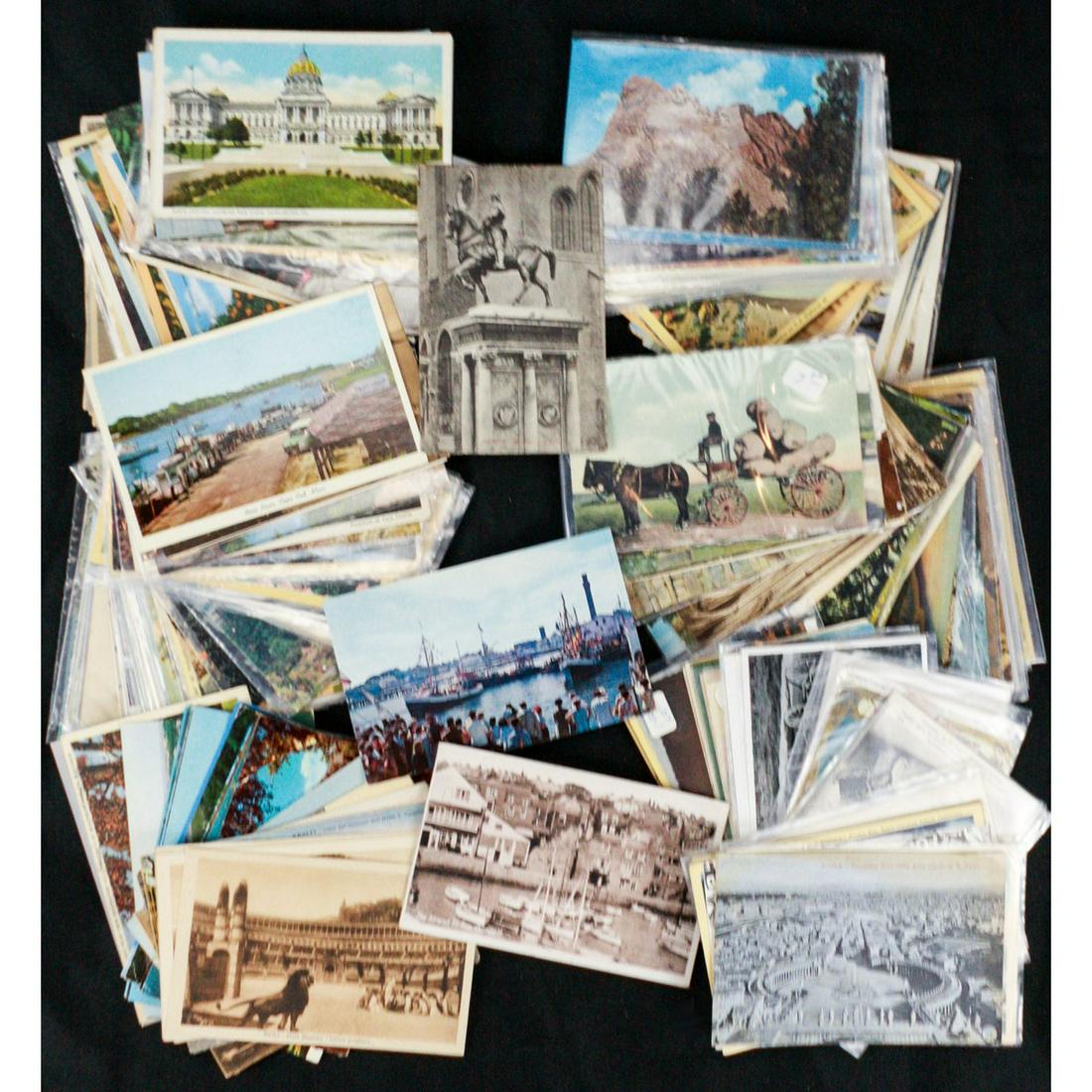 Approximately 225 Vintage Postcards (1 of 1)
