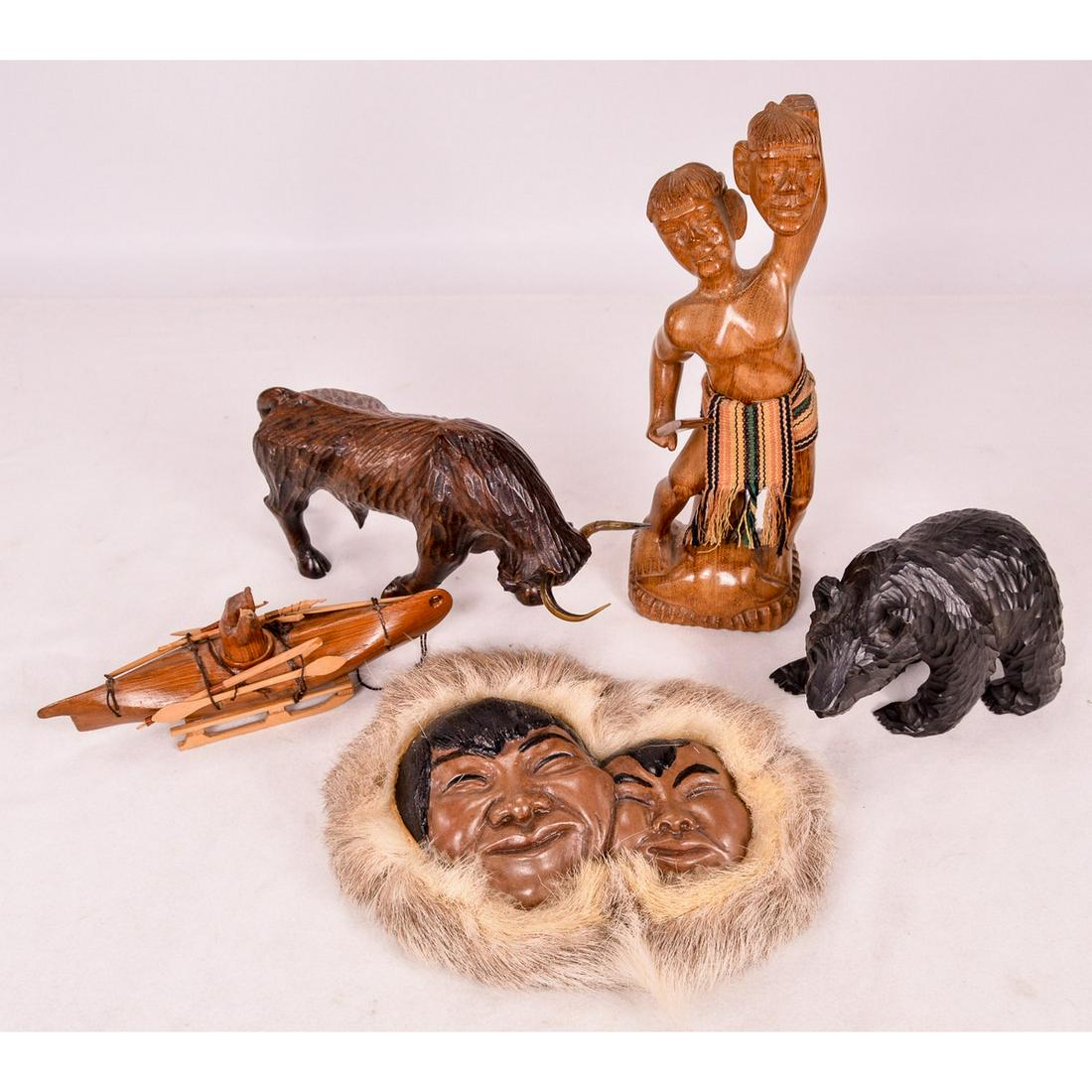 Hand Carved Wood Figures and Alaskan Originals (1 of 7)