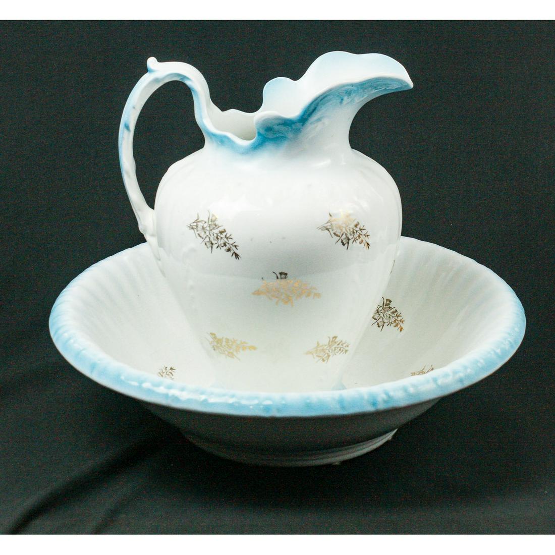 Smith Phillips Semi Porcelain Basin & Pitcher Set (1 of 9)