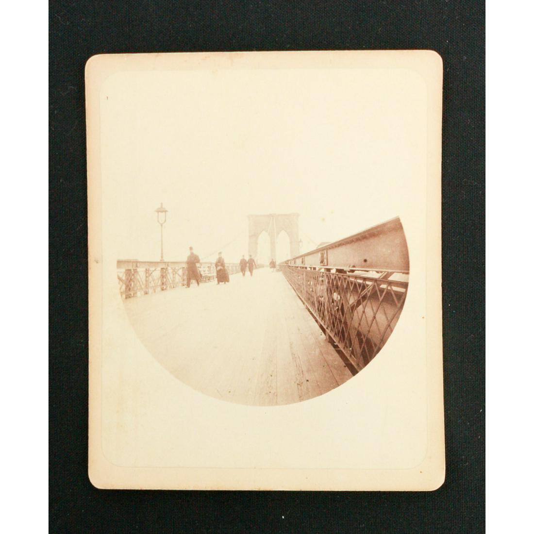 2 Round Kodak Photo of Brooklyn Bridge (1 of 7)