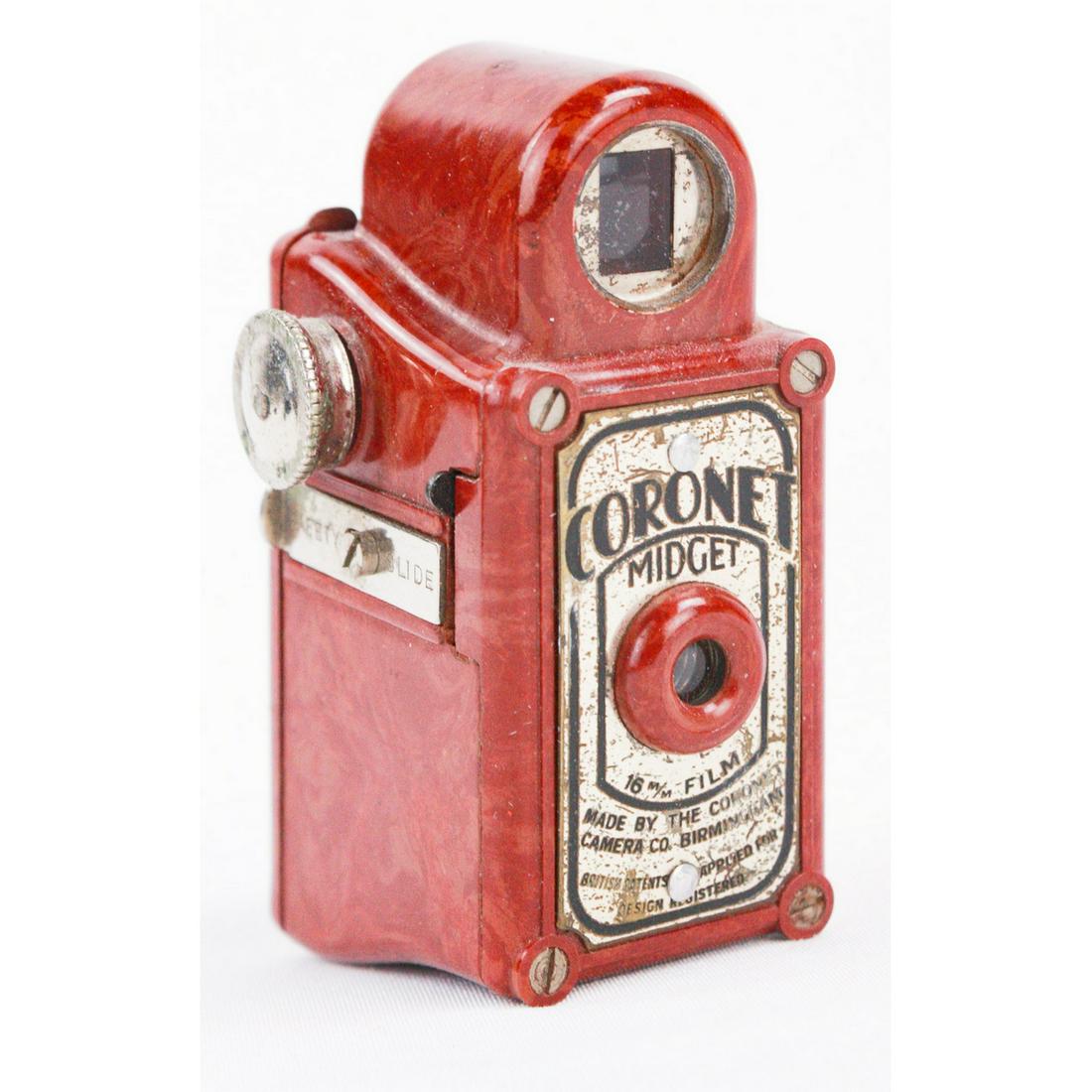 Coronet Midget 16mm Camera Red (1 of 7)