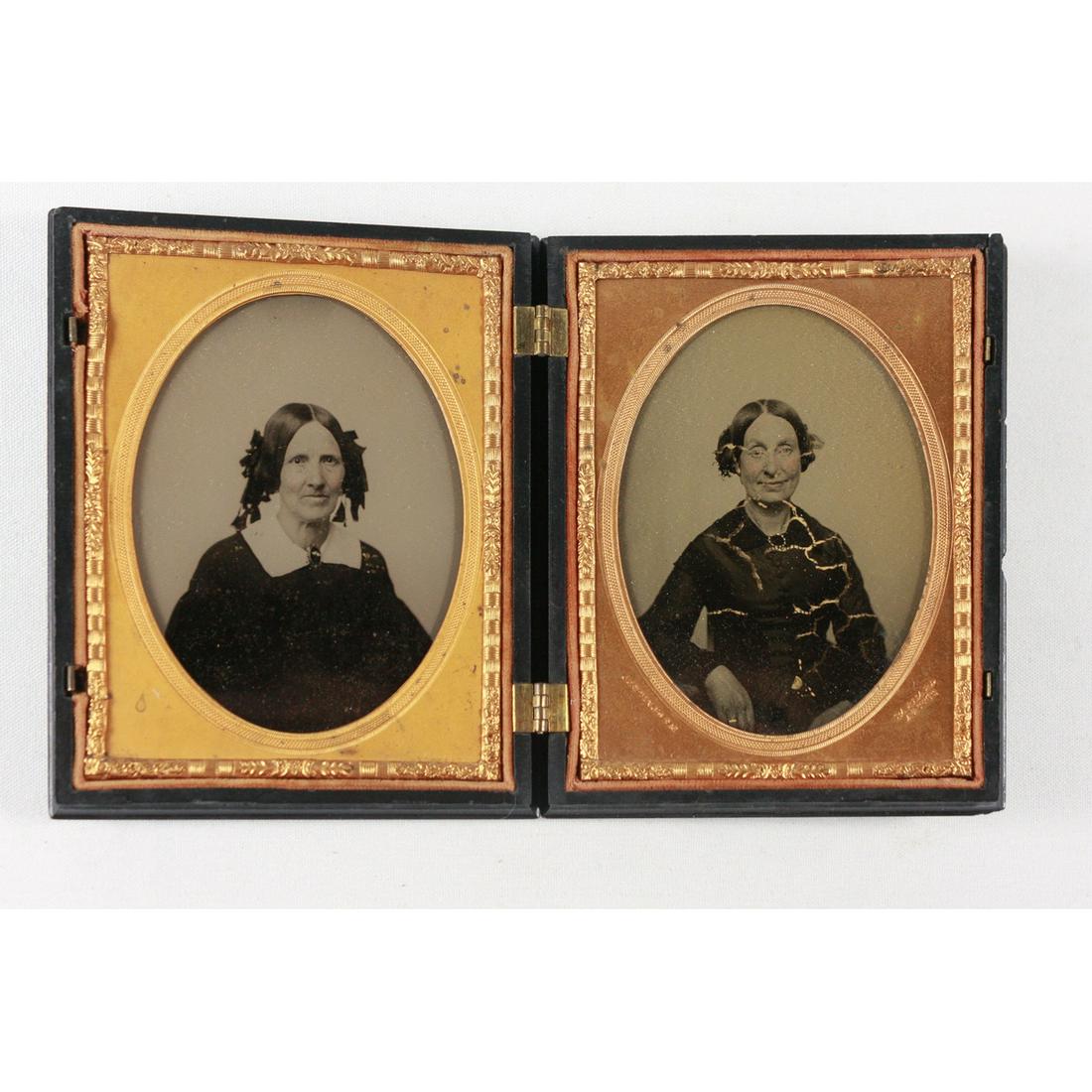 Double 1/6 Plate Ambros of ID'd Grandmothers (1 of 13)