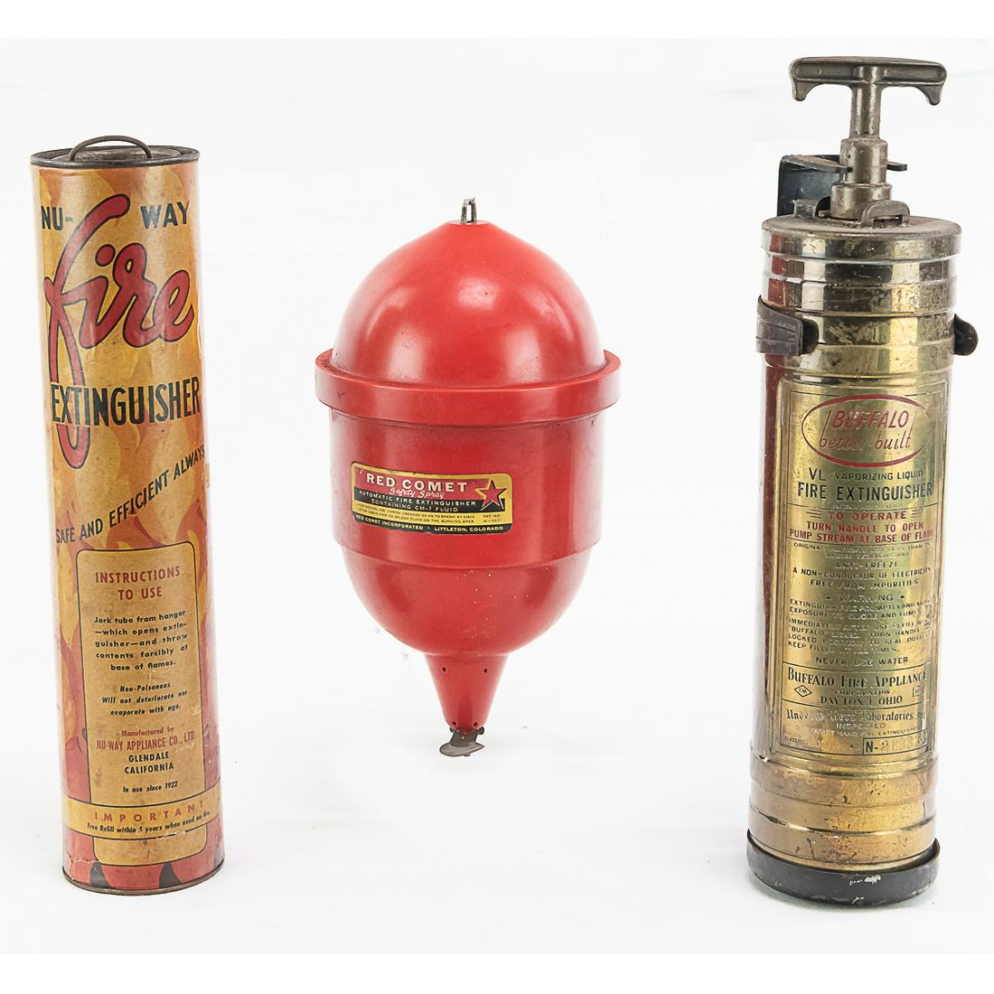 3 Vintage Fire Extinguishers (1 of 12)