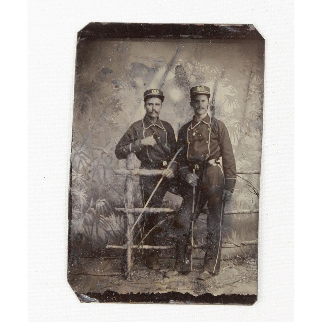 3 Fireman Tin Types Unmounted (1 of 6)