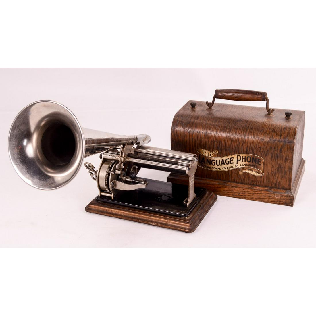 Columbia Type Q Cylinder Phonograph Language Phone (1 of 18)