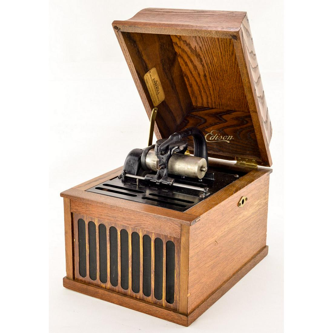 Edison Oak Amberola 30 Cylinder Phonograph (1 of 13)