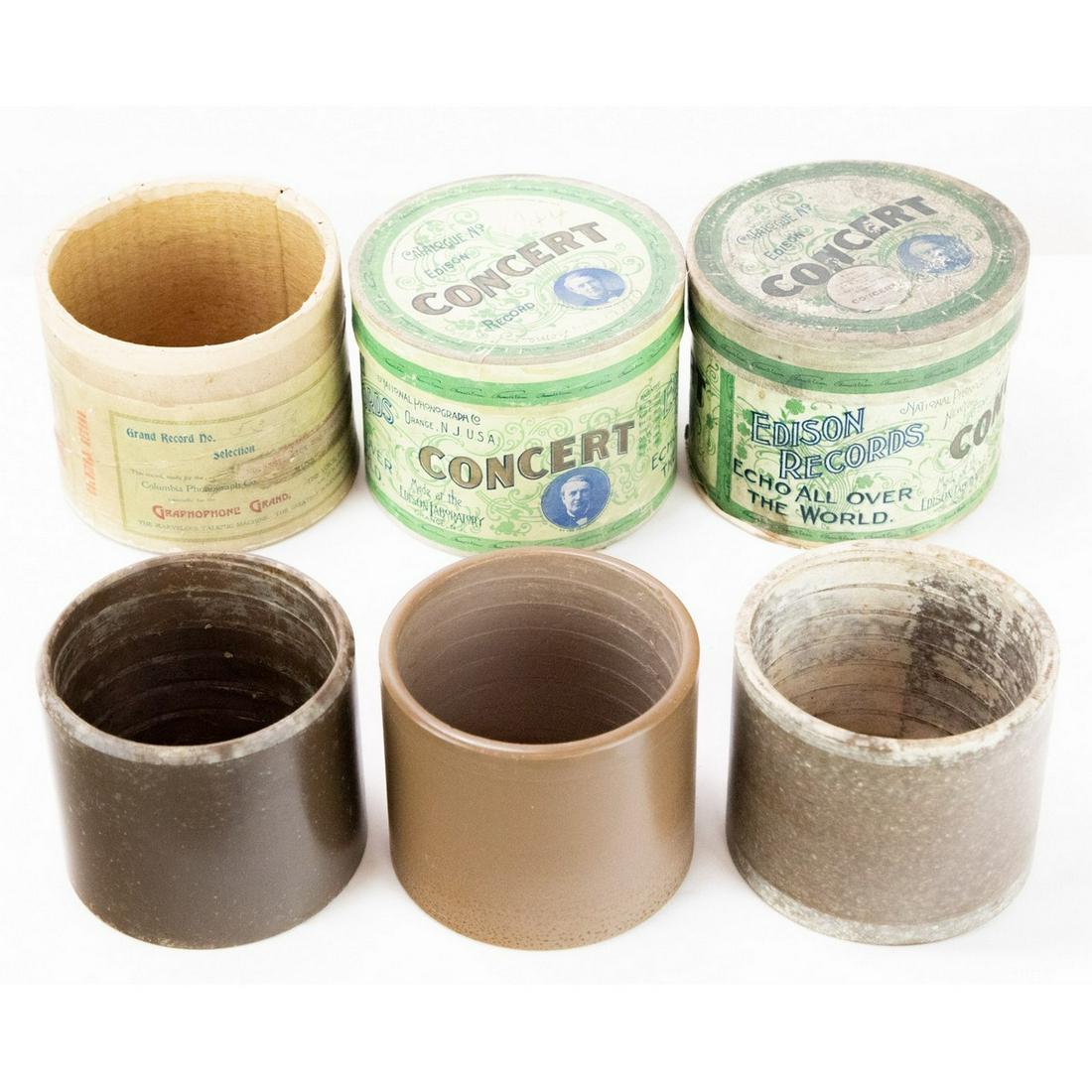 3 Wax Concert Cylinder Records - Edison (1 of 9)