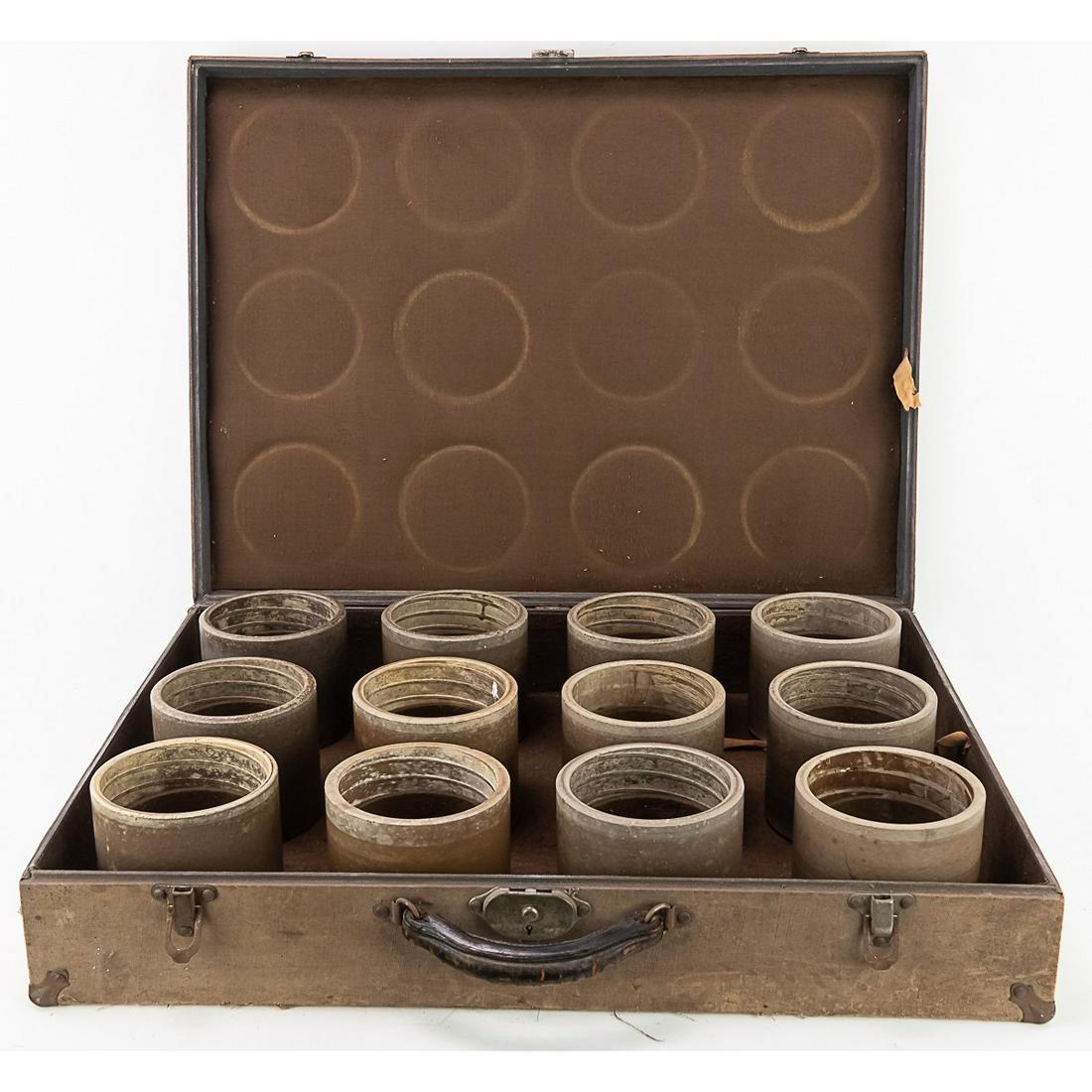 12 Brown Wax Concert Cylinder Records in Case (1 of 11)