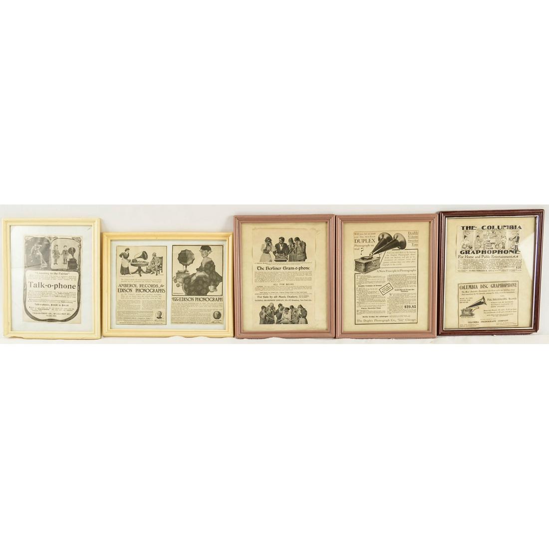 Edison and Columbia Phonograph Advertising (1 of 6)