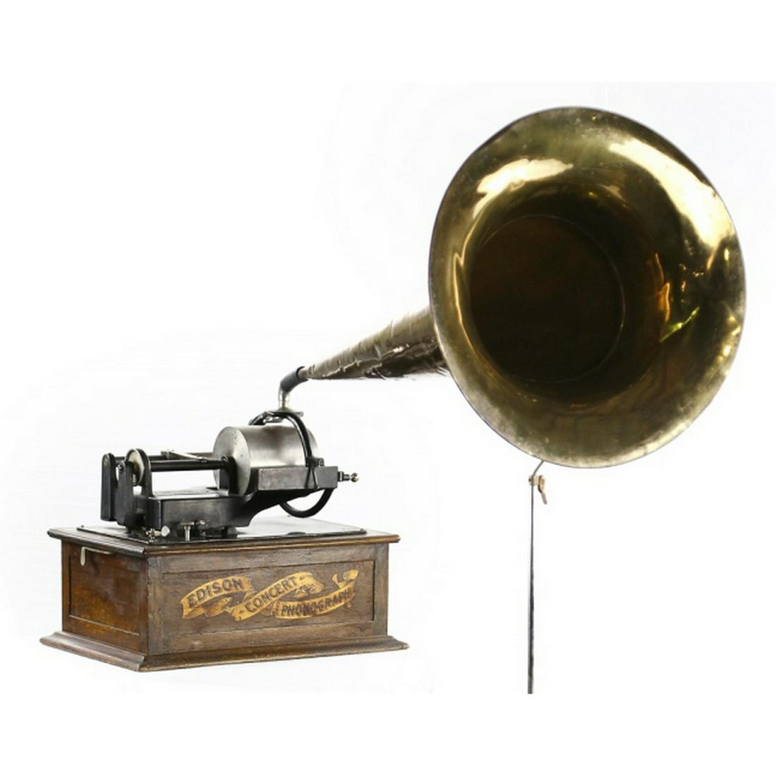 Second Style Edison Concert Cylinder Phonograph (1 of 15)