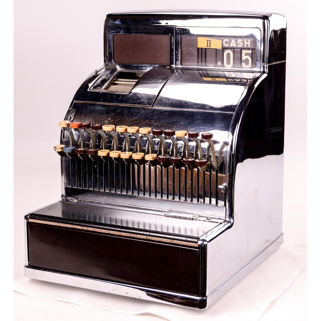 National Chrome Barber Shop Cash Register Mod. 126 (1 of 17)
