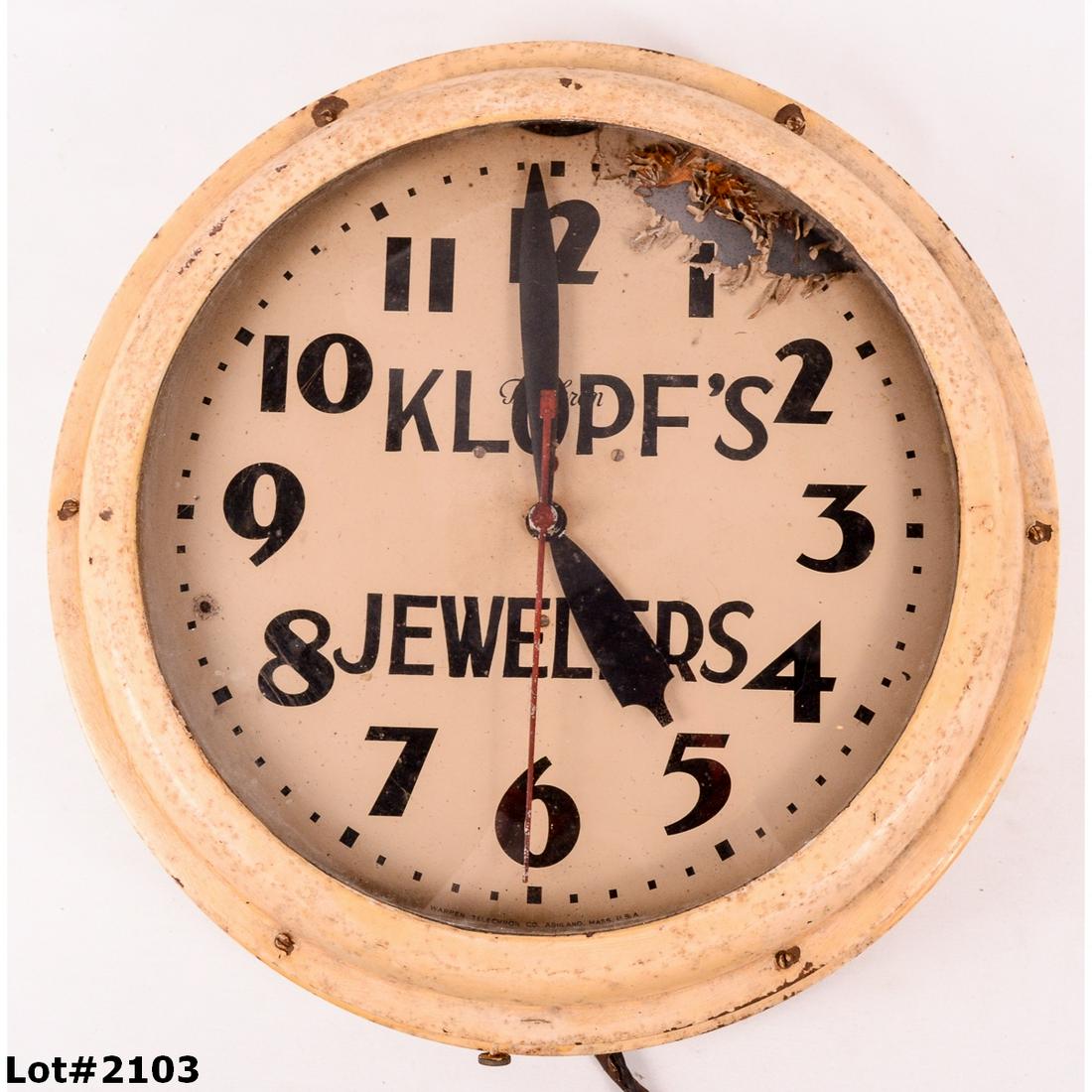 Klopf's Jewelry Store Clock Milwaukee (1 of 10)