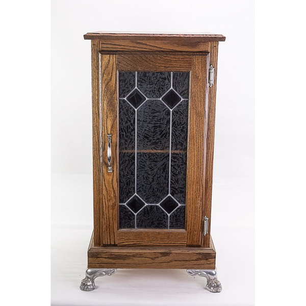Vintage Oak Slot Machine Cabinet / Stand