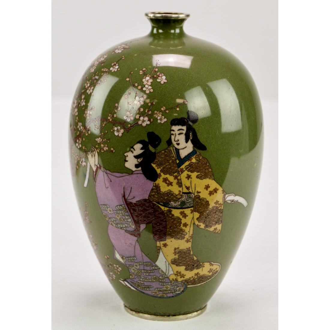 Vintage Japanese Cloisonne Vase (1 of 7)