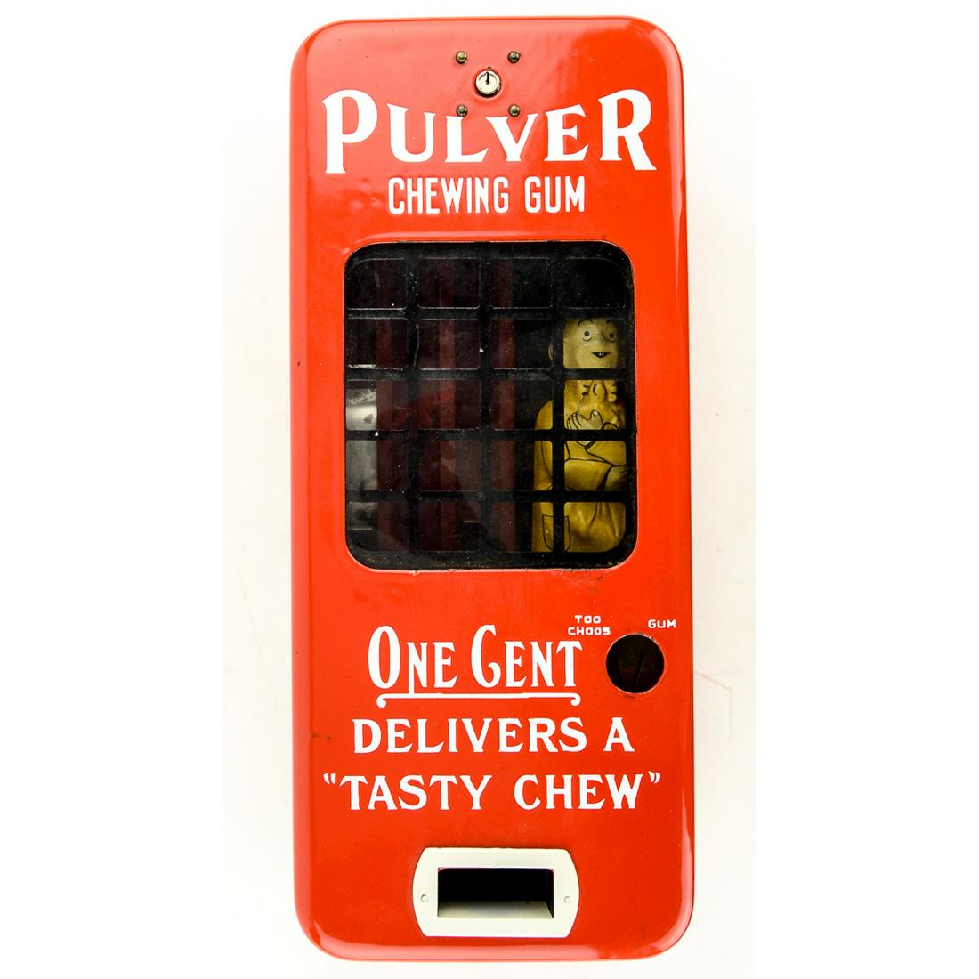Pulver Yellow Kid Chewing Gum Coin Op Machine (1 of 9)