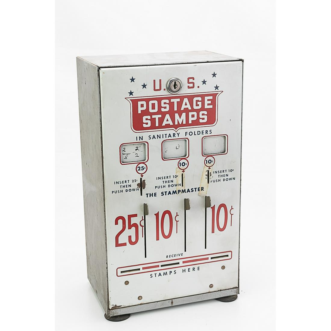 Vintage Postage Stamp Dispenser Vending Machine